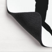 Golfer-Silhouette Mousepad (Ecke)