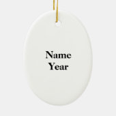 Golfer Silhouette Ornament (Hinten)