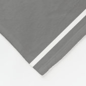 Golfer Silhouette Weibliche Monogramm Name Grau Sc Fleecedecke (Ecke)