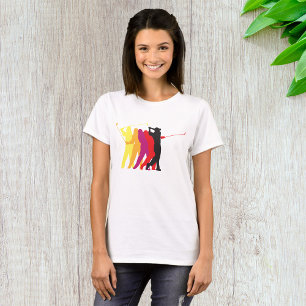 Golfer-Silhouetten T-Shirt