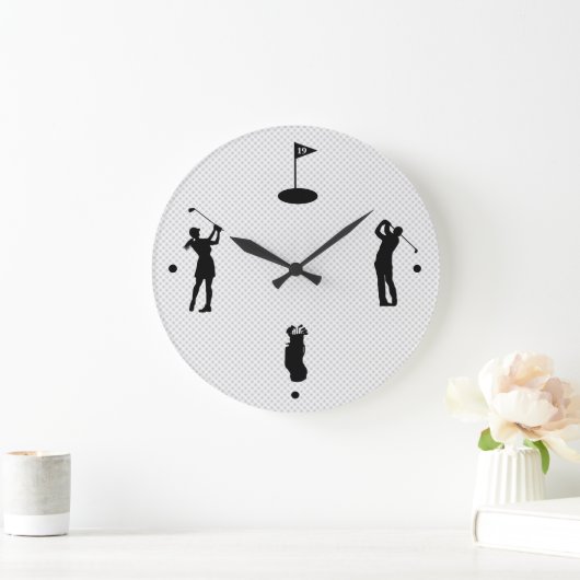 Golfer Silhouetten Uhr (Zuhause)