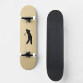 Golfer Skateboard (Vorderseite)