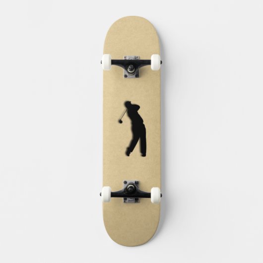 Golfer Skateboard (Vorderseite)
