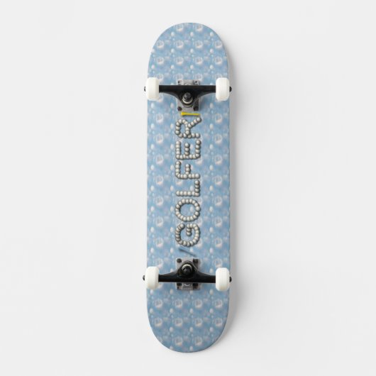 Golfer Skateboard (Vorderseite)