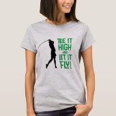 Golfer-Spaß Funny Sports - Niedliches Zitat T-Shirt (Vorderseite)