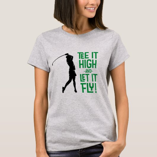 Golfer-Spaß  Funny Sports - Niedliches Zitat T-Shirt (Vorderseite)