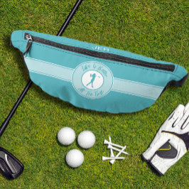 Golfer Spaß Golf T-Shirt Sports Monogramm Aquamari Bauchtasche