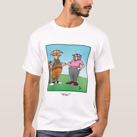 Golfer Spaß Tee Shirt für ihn (Vorderseite)