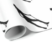 Golfer Sport Geschenkpapier (Rolleneckpunkt)