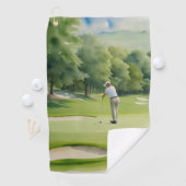 Golfer Sport Golf Handtuch (Insitu)