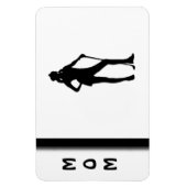 Golfer Sport Magnet (Vertikal)