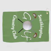 Golfer Sporttuch Golfhandtuch (Horizontal)