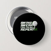 Golfer Swing Sweet suchen nach Ball Button (Vorne & Hinten)