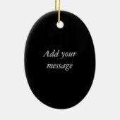 Golfer Symbol Christmas Keramik Ornament (Hinten)