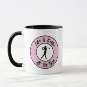 Golfer T-Shirt Time Sports Spaß Funny Pub Pink Bla Tasse (Links)