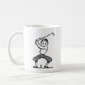 Golfer-Tasse Kaffeetasse (Links)