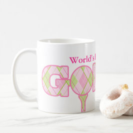 Golfer-Tasse mit dem besten Golfspiel der Welt Kaffeetasse