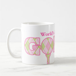 Golfer-Tasse mit dem besten Golfspiel der Welt Kaffeetasse