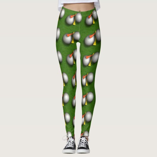 Golfer-Traum Leggings (Vorderseite)