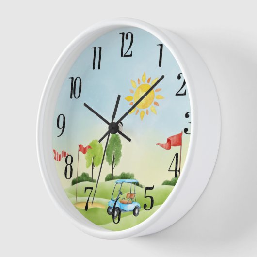 Golfer-Uhr Uhr (Winkel)
