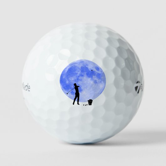 Golfer und ein Blue Moon Inspiration Shoot for The Golfball (Vorderseite)