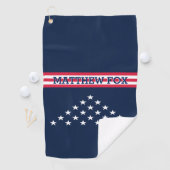 Golfer USA Monogram Fantastisch Patriotic Golf Han Golfhandtuch (Insitu)