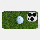Golfer Vater Golf Ball im Rough Monogram Green Case-Mate iPhone Hülle (Rückseite (Horizontal))