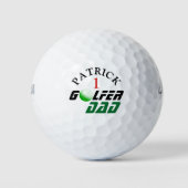 Golfer Vater, Nummer Eins groß Golfball (Vorderseite)