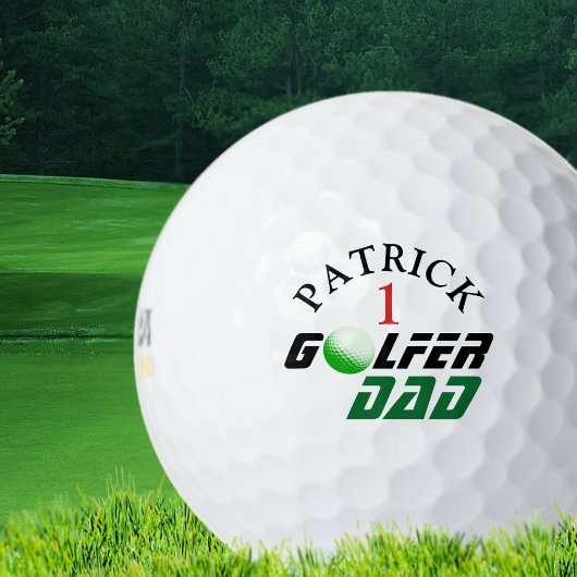 Golfer Vater, Nummer Eins groß Golfball