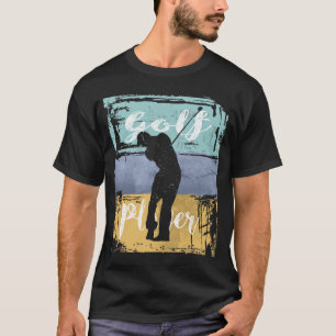 Golfer Vintager Retrostil T-Shirt