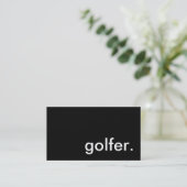 Golfer. Visitenkarte (Stehend Vorderseite)