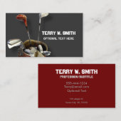 Golfer-Visitenkarte Visitenkarte (Vorne/Hinten)