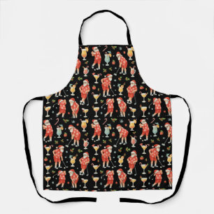 Golfer Weihnachten im Juli Hawaiian Thema für Golf Schürze