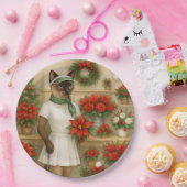 Golfer Weihnachten Thema mit Golfausrüstung Pappteller (Party)