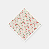 Golfer Weihnachten Thema mit Golfausrüstung Serviette (Ecke)