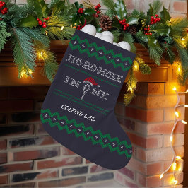 Golfer Weihnachts-Strumpf in einem Kleiner Weihnachtsstrumpf