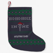 Golfer Weihnachts-Strumpf in einem Kleiner Weihnachtsstrumpf (Vorderseite)