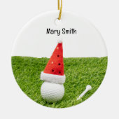 Golfer-Weihnachtsgeschenke zum Thema Golf Keramik Ornament (Vorne)