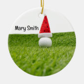 Golfer-Weihnachtsgeschenke zum Thema Golf Keramik Ornament (Vorne)
