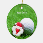 Golfer-Weihnachtsgeschenke zum Thema Golf Keramik Ornament (Links)