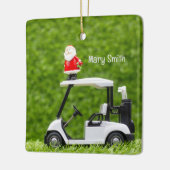 Golfer-Weihnachtsgeschenke zum Thema Golf Keramikornament (Links)