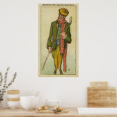 Golfer Wer einen Desaster auf den Links hatte Poster (Küche)