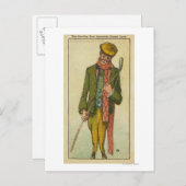 Golfer Wer einen Desaster auf den Links hatte Postkarte (Vorne/Hinten)