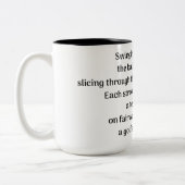 Golfer Zweifarbige Tasse (Links)