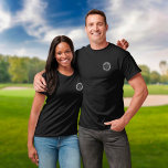 Golferhalle in einem klassischen Golfplatz Persona T-Shirt<br><div class="desc">Personalisieren Sie den Namen,  die Position,  die Nummer und das Datum des Golfers,  um einen tollen Sake zu schaffen,  um dieses fantastische Golfloch in einem zu feiern. Entwickelt von Thisisnotme©</div>