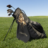 Golferherzen zum Valentinstag Golfhandtuch (Gras)