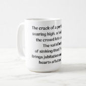 Golferkitzel Kaffeetasse (Vorderseite Links)