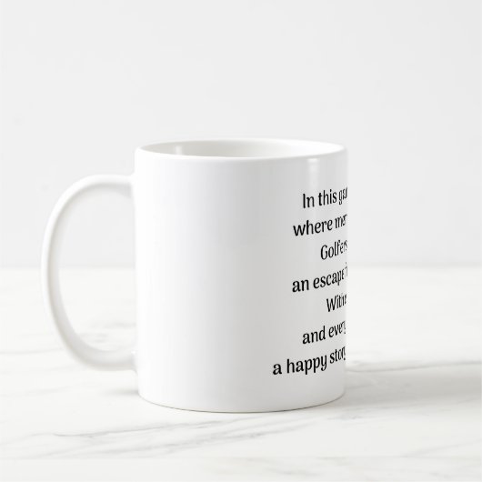 Golferkitzel Kaffeetasse (Links)