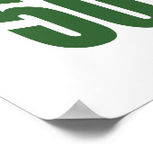 Golfers 50. Geburtstag Poster (Ecke)