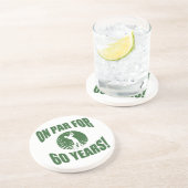 Golfers 60. Geburtstag Untersetzer (Seite)